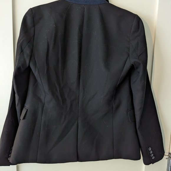 J. Crew Regent Blazer in Wool Flannel Black size 8 - Picture 7 of 13